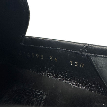 GUCCI グッチ ローファー ホースビット ブラック レザー レディース 【中古】