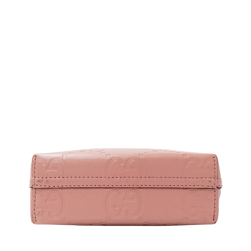 GUCCI グッチ スーパーミニバッグ 2wayバッグ シマ ピンク 790133 シマレザー レディース 【中古】