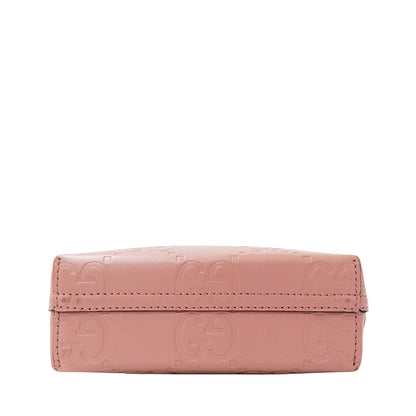 GUCCI グッチ スーパーミニバッグ 2wayバッグ シマ ピンク 790133 シマレザー レディース 【中古】