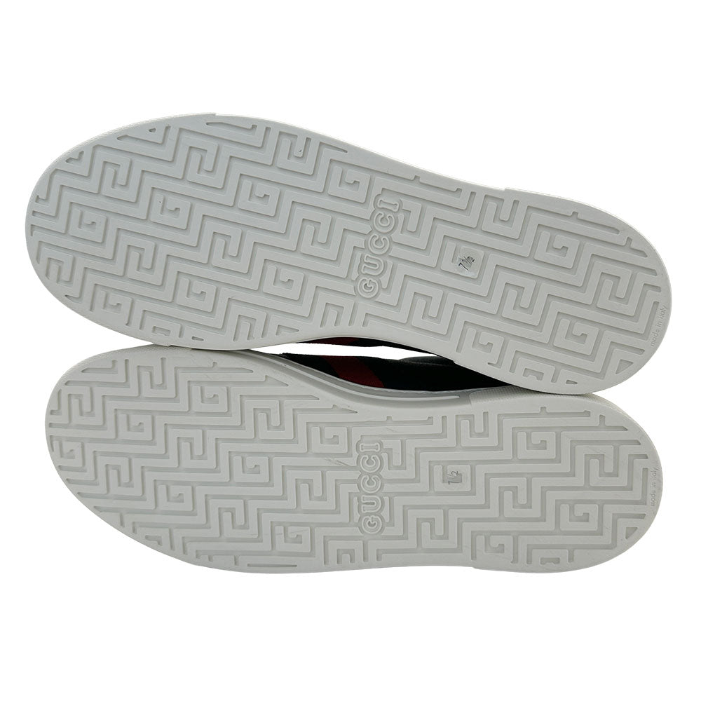 GUCCI グッチ エース GGスプリーム スニーカー ブルー レザー メンズ 【中古】