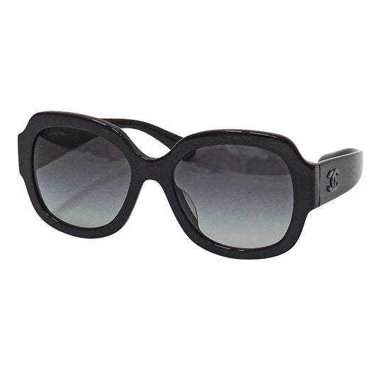CHANEL シャネル サングラス ブラック 5373-A レディース 【中古】