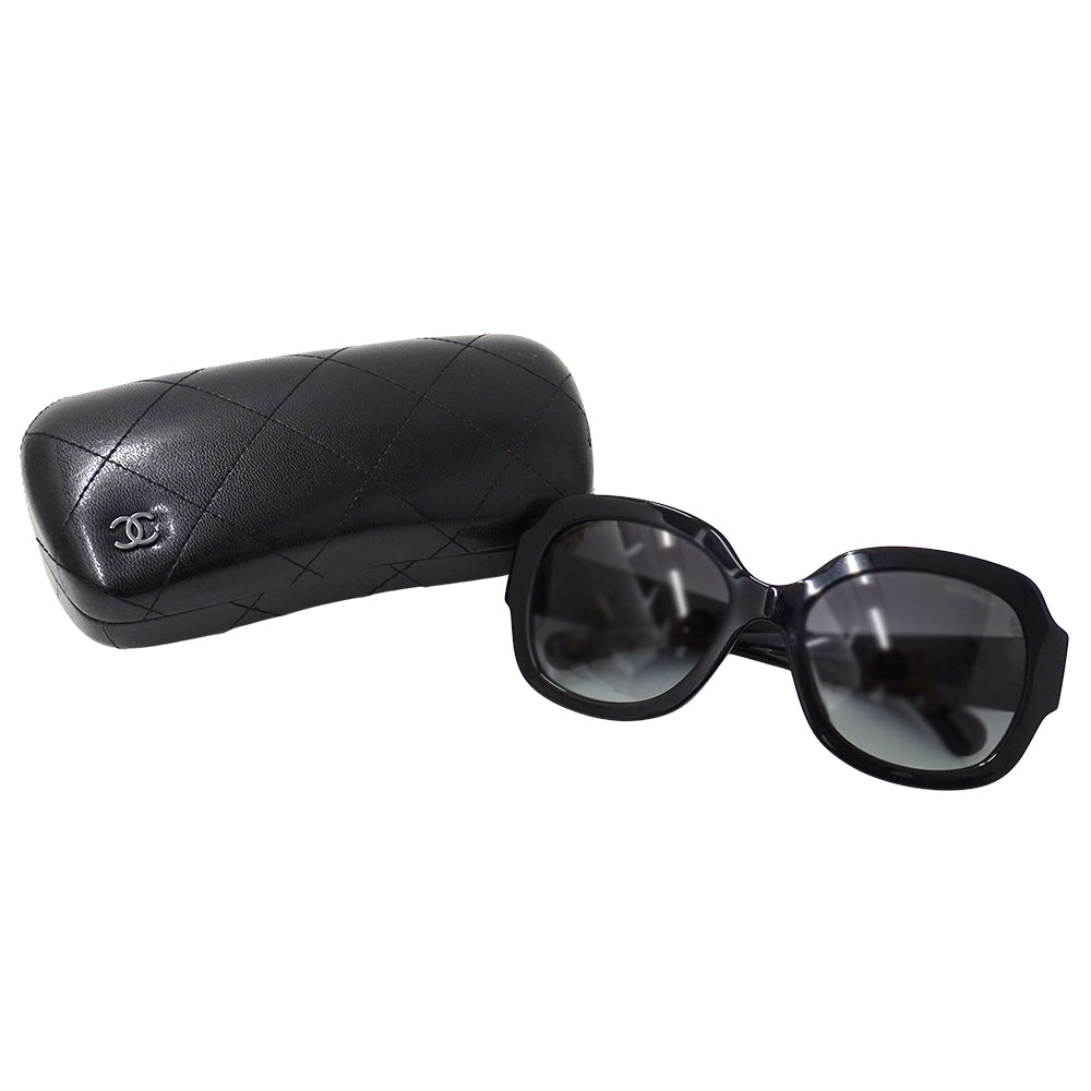 CHANEL シャネル サングラス ブラック 5373-A レディース 【中古】