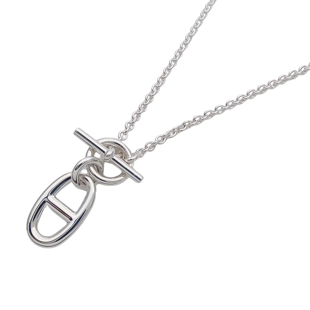 HERMES エルメス シェーヌダンクル アミュレット ネックレス SV925 シルバー レディース 磨き済み【中古】