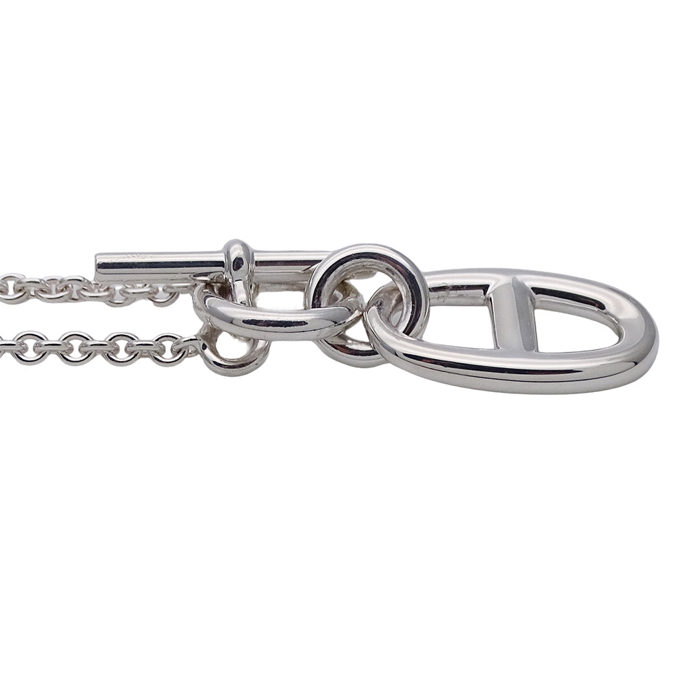 HERMES エルメス シェーヌダンクル アミュレット ネックレス SV925 シルバー レディース 磨き済み【中古】