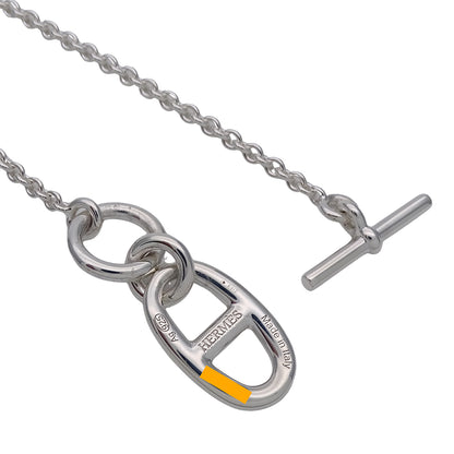HERMES エルメス シェーヌダンクル アミュレット ネックレス SV925 シルバー レディース 磨き済み【中古】