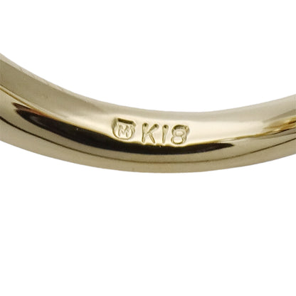 MIKIMOTO ミキモト リング 指輪 K18YG ダイヤモンド ゴールド レディース 約10号 磨き済み【中古】
