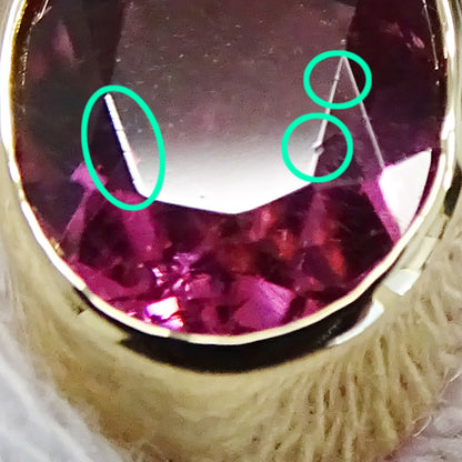 TASAKI タサキ ネックレス K18YG ピンクトルマリン ダイヤモンド D0.01 リボン ゴールド レディース 磨き済み【中古】