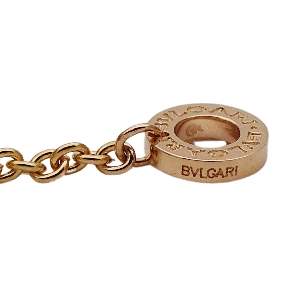 BVLGARI ブルガリ B-zero1 ビーゼロワン ネックレス 750PG ピンクゴールド レディース メンズ 磨き済み【中古】