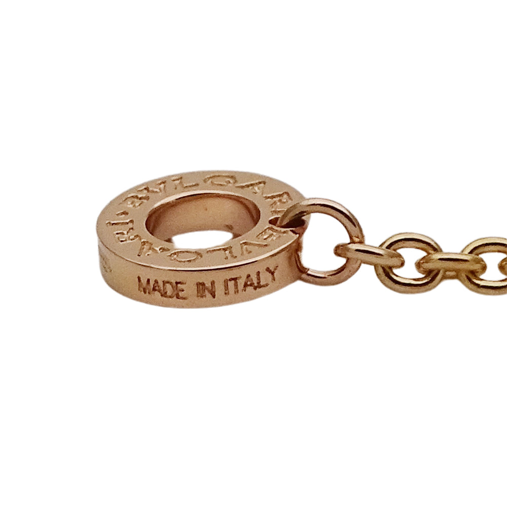 BVLGARI ブルガリ B-zero1 ビーゼロワン ネックレス 750PG ピンクゴールド レディース メンズ 磨き済み【中古】