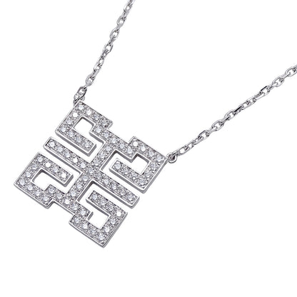Cartier カルティエ ドラゴンミニ ウィッシュノット ネックレス 750WG ホワイトゴールド レディース 磨き済み 【中古】