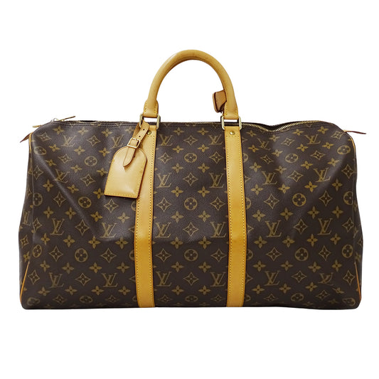 LOUIS VUITTON ルイ・ヴィトン キーポル 50 ボストンバッグ モノグラム M41426 レディース メンズ 【中古】