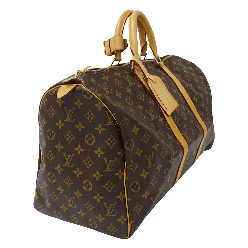 LOUIS VUITTON ルイ・ヴィトン キーポル 50 ボストンバッグ モノグラム M41426 レディース メンズ 【中古】