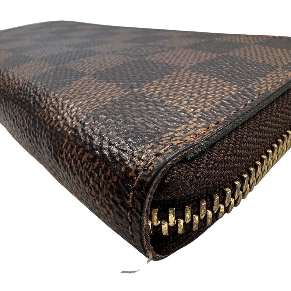 LOUIS VUITTON ルイ・ヴィトン ポルトフォイユ クレマンス 長財布 ダミエ ローズバレリーヌ M61298 ダミエキャンバス レディース 【中古】