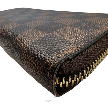 LOUIS VUITTON ルイ・ヴィトン ポルトフォイユ クレマンス 長財布 ダミエ ローズバレリーヌ M61298 ダミエキャンバス レディース 【中古】