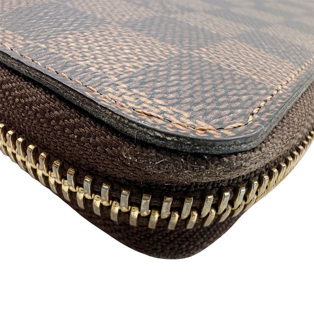 LOUIS VUITTON ルイ・ヴィトン ポルトフォイユ クレマンス 長財布 ダミエ ローズバレリーヌ M61298 ダミエキャンバス レディース 【中古】