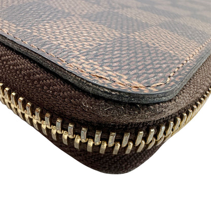 LOUIS VUITTON ルイ・ヴィトン ポルトフォイユ クレマンス 長財布 ダミエ ローズバレリーヌ M61298 ダミエキャンバス レディース 【中古】