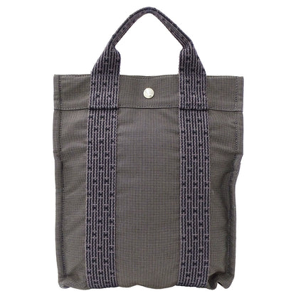 HERMES エルメス アドPM リュック エールライン グレー キャンバス レディース 【中古】