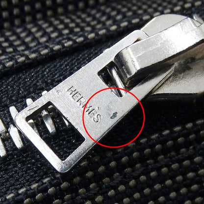 HERMES エルメス アドPM リュック エールライン グレー キャンバス レディース 【中古】