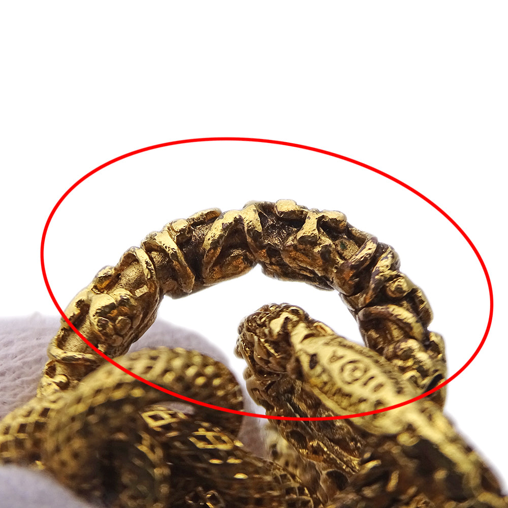 CHANEL シャネル ネックレス ゴールド ブラック レディース 【中古】