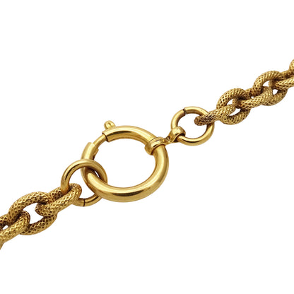 CHANEL シャネル ネックレス ゴールド ブラック レディース 【中古】