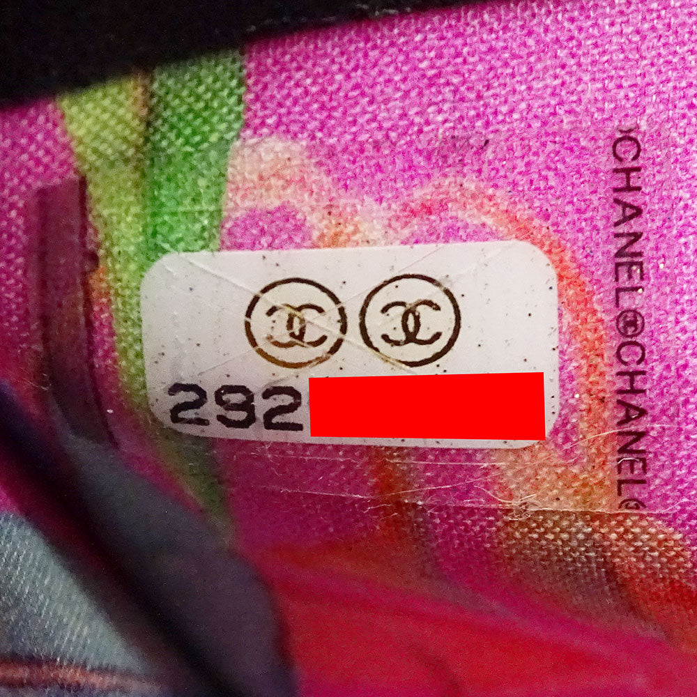 CHANEL シャネル 長財布 ワイルドステッチ ブラック シルバー金具 レザー レディース 【中古】