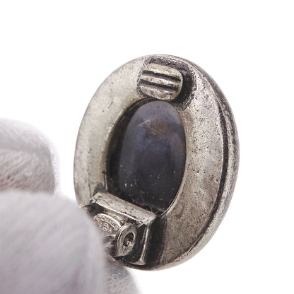 CHANEL シャネル イヤリング ブラック シルバー レディース 【中古】