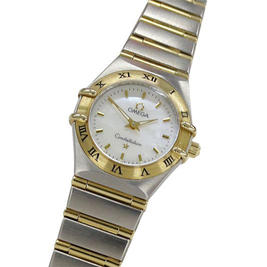OMEGA オメガ コンステレーション ミニ 1262.70 レディース 腕時計 シェル クオーツ QZ SS YG【中古】