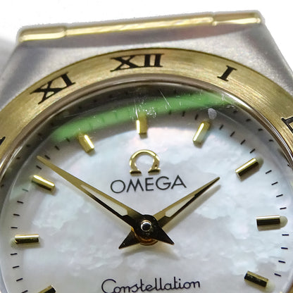 OMEGA オメガ コンステレーション ミニ 1262.70 レディース 腕時計 シェル クオーツ QZ SS YG【中古】