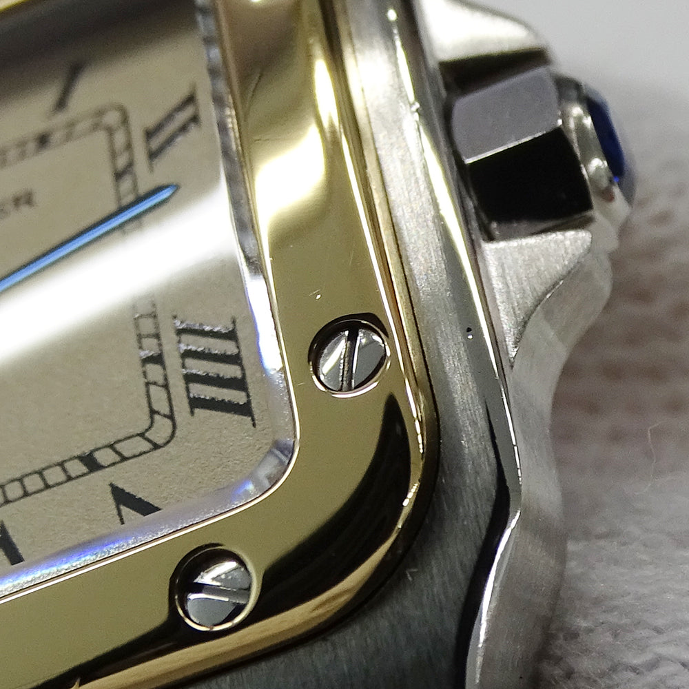 Cartier カルティエ サントスガルベ SM W20012C4 レディース 腕時計 クオーツ QZ SS YG 磨き済み【中古】