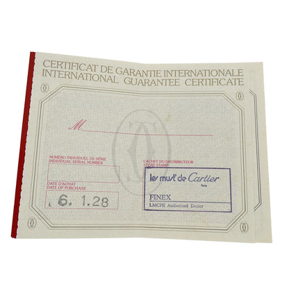 Cartier カルティエ サントスガルベ SM W20012C4 レディース 腕時計 クオーツ QZ SS YG 磨き済み【中古】