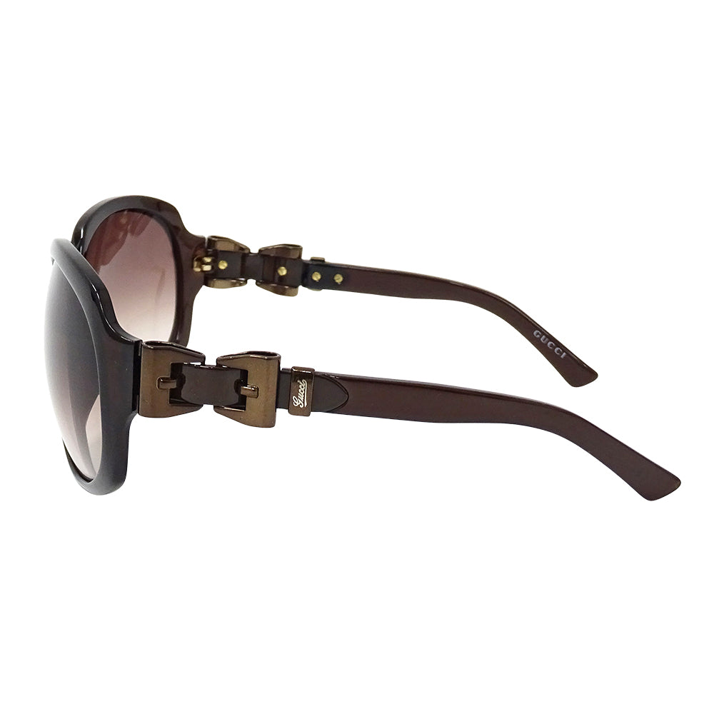 GUCCI グッチ サングラス ブラウン GG3014 F S レディース 【中古】