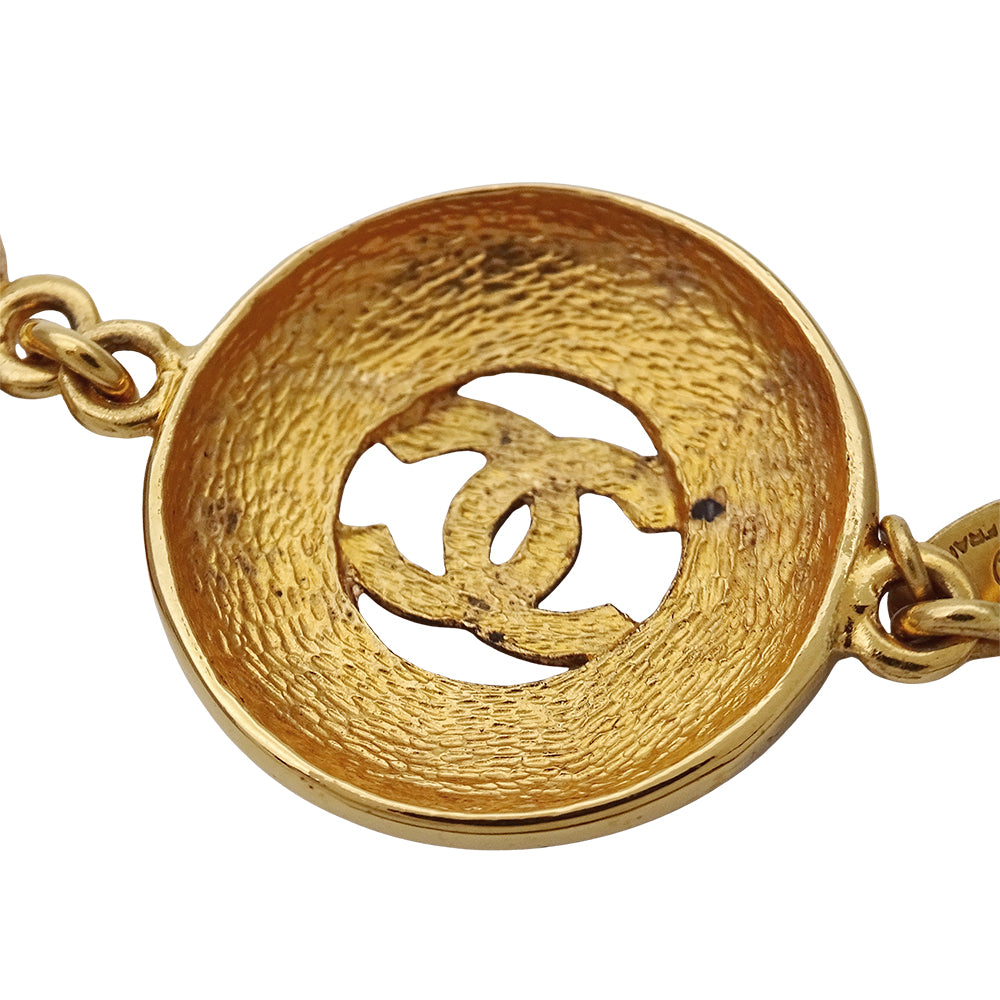 CHANEL シャネル ブレスレット ゴールド レディース ココマーク サークル 【中古】