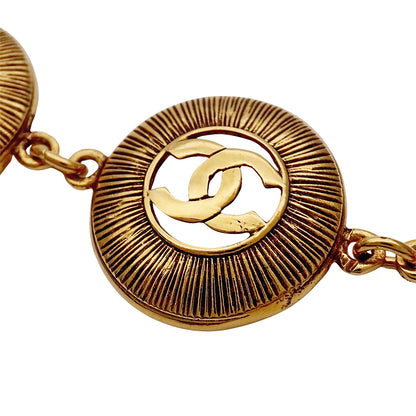 CHANEL シャネル ブレスレット ゴールド レディース ココマーク サークル 【中古】