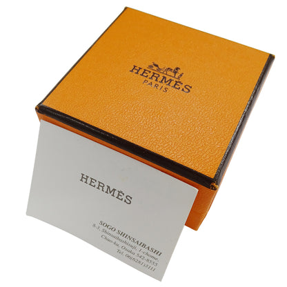 HERMES エルメス カージュドアッシュ Hキューブ ピアス グリーン シルバー レディース 【中古】