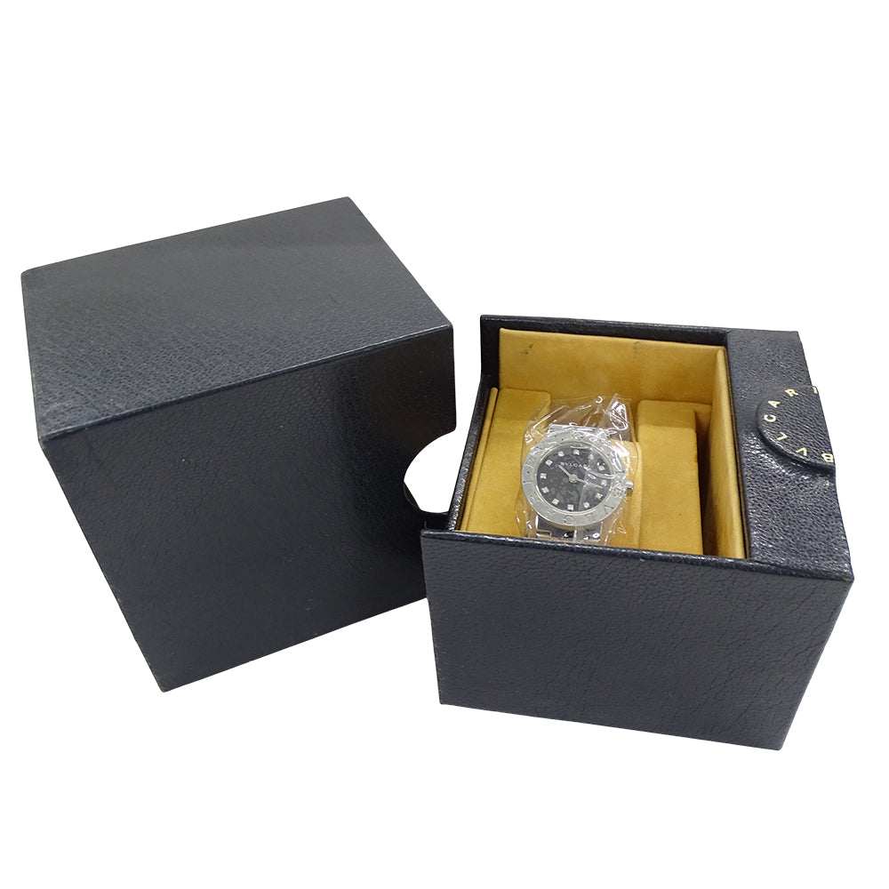 BVLGARI ブルガリ ブルガリブルガリ BB23SS レディース 腕時計 12Pダイヤモンド クオーツ QZ ステンレス 磨き済み【中古】