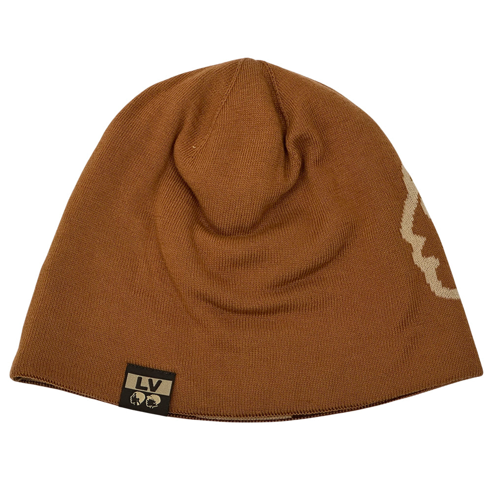 LOUIS VUITTON ルイ・ヴィトン ビーニー・LVフィットフレンドシップ ニットキャップ ダミエ ブラウン M5227A コットン レディース メンズ 【中古】
