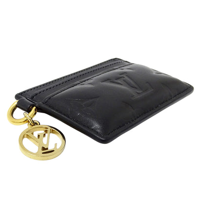 LOUIS VUITTON ルイ・ヴィトン ポルトカルト クッサン カードケース モノグラム ノワール M82748 レディース 【中古】