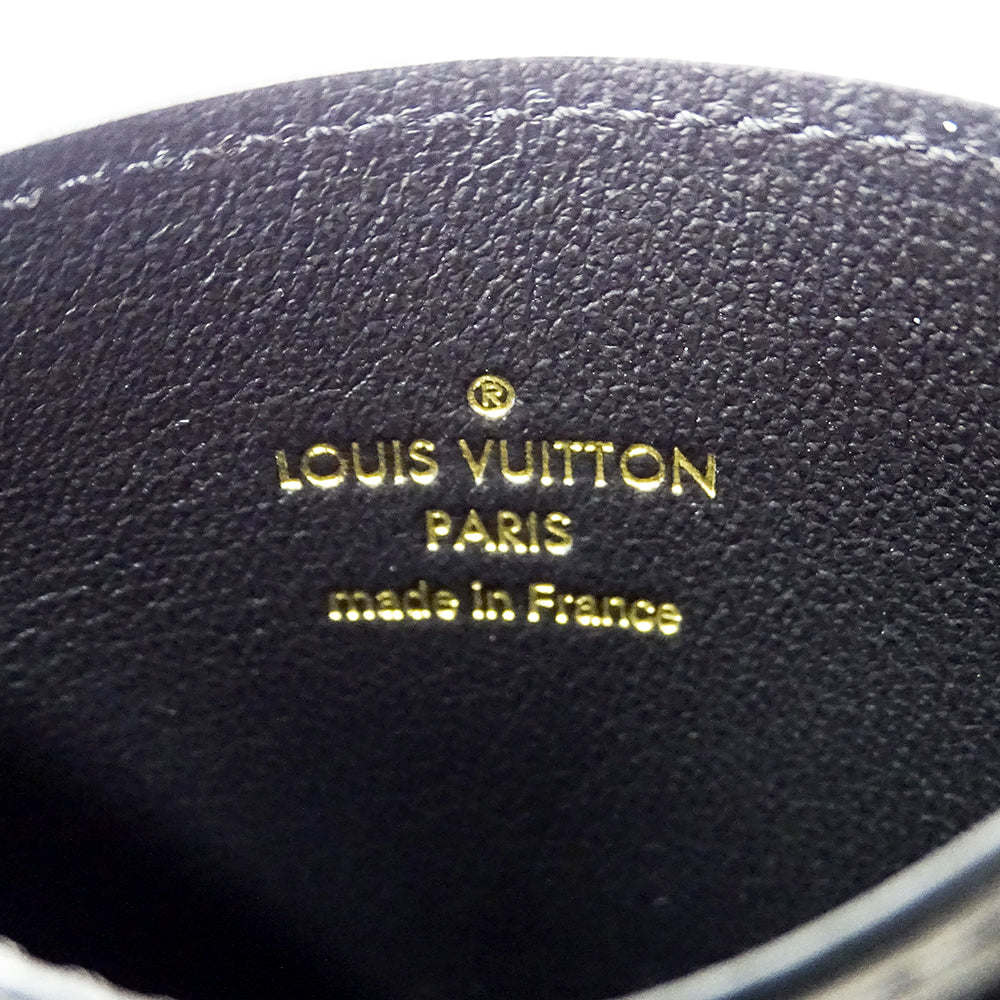 LOUIS VUITTON ルイ・ヴィトン ポルトカルト クッサン カードケース モノグラム ノワール M82748 レディース 【中古】