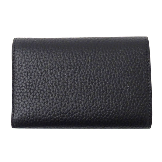 LOUIS VUITTON ルイ・ヴィトン ポルトフォイユ カプシーヌ コンパクト 二つ折り財布 ノワール ホットピンク M62157 レディース 【中古】
