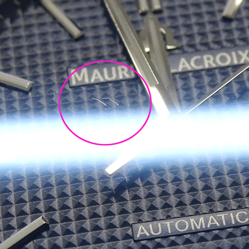 Maurice Lacroix モーリスラクロア アイコン AI6008 メンズ 腕時計 デイト 自動巻き SS レザー 磨き済み【中古】