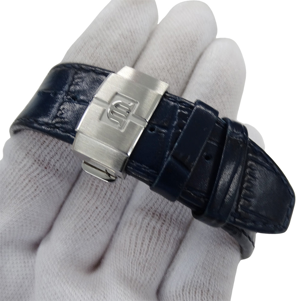 Maurice Lacroix モーリスラクロア アイコン AI6008 メンズ 腕時計 デイト 自動巻き SS レザー 磨き済み【中古】