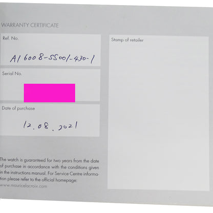 Maurice Lacroix モーリスラクロア アイコン AI6008 メンズ 腕時計 デイト 自動巻き SS レザー 磨き済み【中古】