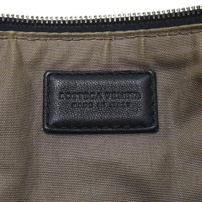 BOTTEGAVENETA ボッテガ・ヴェネタ クラッチ・セカンドバッグ イントレチャート ブラック レッド レザー レディース メンズ 【中古】