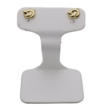 TIFFANY&Co. ティファニー ノット ピアス 750YG イエローゴールド 両耳用 レディース 【中古】