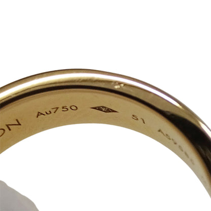 LOUIS VUITTON ルイ・ヴィトン アンプラント LV リング 指輪 750PG ピンクゴールド #51 約11号 レディース Q9K98A 【中古】