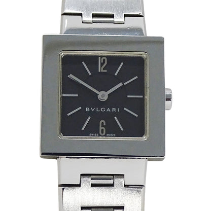 BVLGARI ブルガリ クアドラード SQ22SS レディース 腕時計 クオーツ QZ ステンレス 磨き済み【中古】