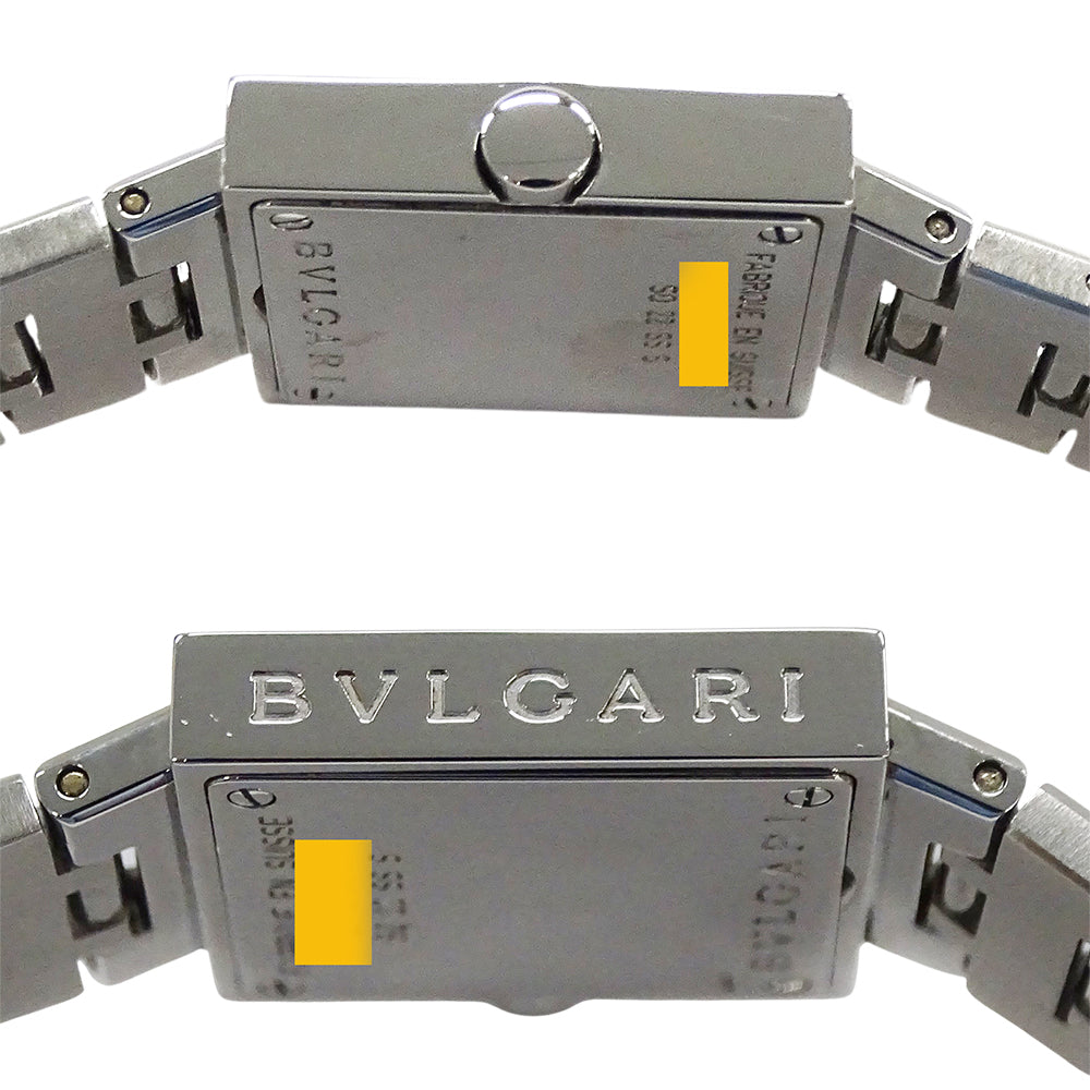 BVLGARI ブルガリ クアドラード SQ22SS レディース 腕時計 クオーツ QZ ステンレス 磨き済み【中古】