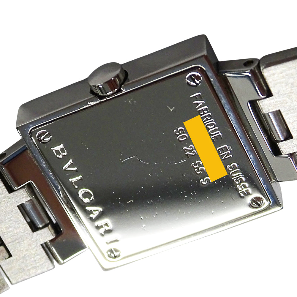BVLGARI ブルガリ クアドラード SQ22SS レディース 腕時計 クオーツ QZ ステンレス 磨き済み【中古】
