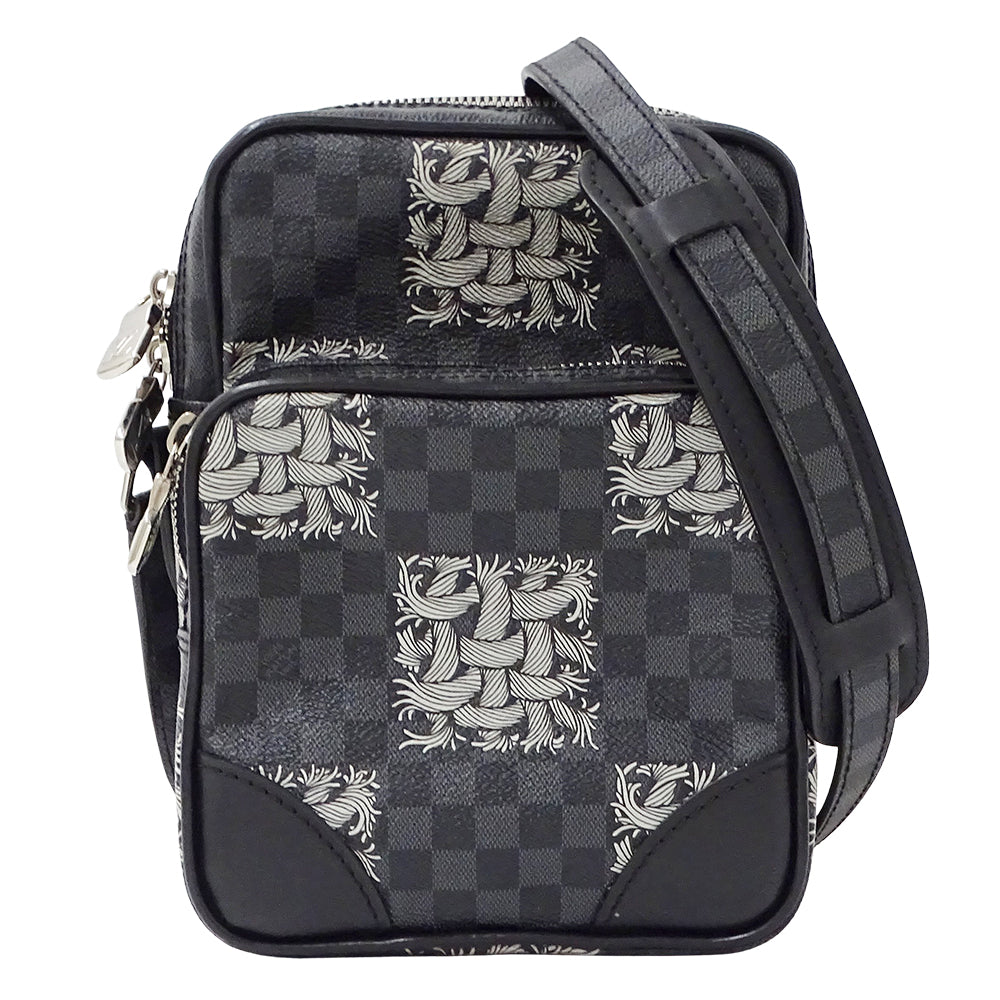LOUIS VUITTON ルイ・ヴィトン アマゾン ショルダーバッグ ダミエ グラフィット クリストファーネメス N48239 メンズ 【中古】