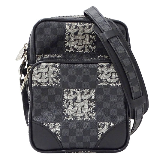 LOUIS VUITTON ルイ・ヴィトン アマゾン ショルダーバッグ ダミエ グラフィット クリストファーネメス N48239 メンズ 【中古】